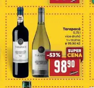 Billa Tarapacá nabídka