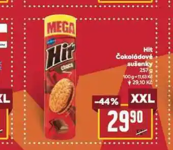 Billa Hit čokoládové sušenky nabídka