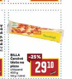 Billa Billa čerstvé těsto na pizzu nabídka