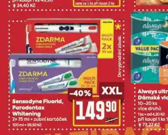 Parodontax whitening zubní pasta