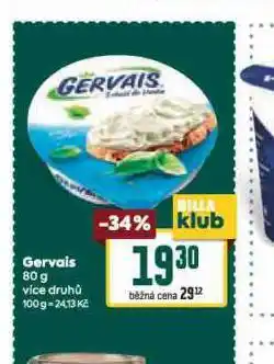 Billa Gervais nabídka