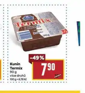 Billa Kunín termix nabídka