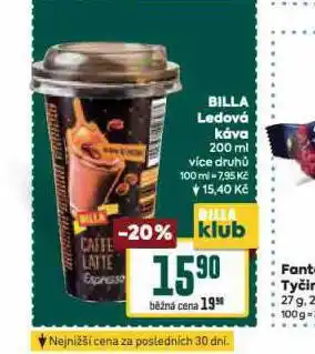 Billa Billa ledová káva nabídka