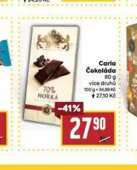 Billa Carla čokoláda nabídka