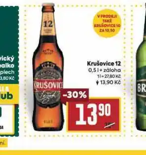 Billa Pivo krušovice 12 královský ležák nabídka