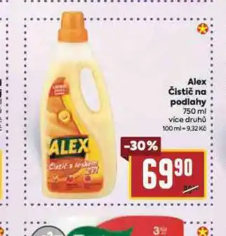 Billa Alex čistič na podlahy nabídka