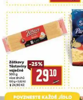 Billa Zátkovy těstoviny vaječné nabídka