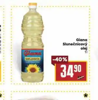 Billa Giana slunečnicový olej nabídka