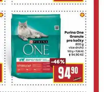 Billa Purina one granule pro kočky nabídka