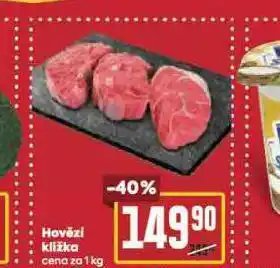 Billa Hovězí kližka nabídka