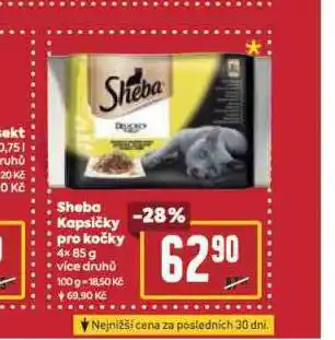 Billa Sheba kapsičky pro kočky nabídka