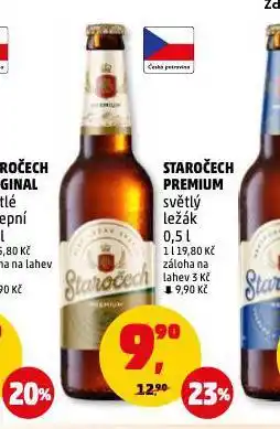 Penny Market Pivo staročech nabídka