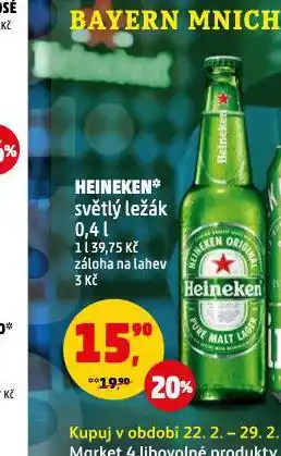 Penny Market Pivo heineken nabídka