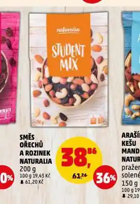 Penny Market Směs ořechů a rozinek nabídka