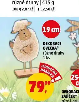 Penny Market Dekorace ovečka nabídka