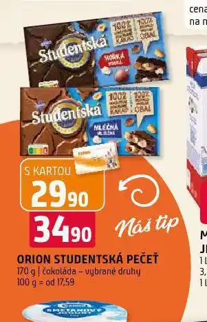 Terno Orion studentská pečeť nabídka