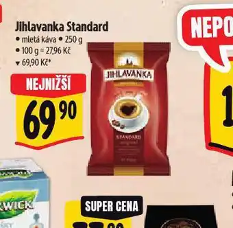 Jihlavanka standard mletá káva