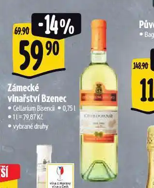 Albert Zámecké vinařství bzenec nabídka