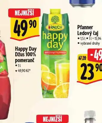 Albert Happy day džus 100% pomeranč nabídka