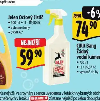 Albert Jelen octový čistič nabídka