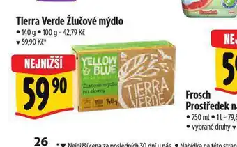 Albert Tierra verde žlučové mýdlo nabídka