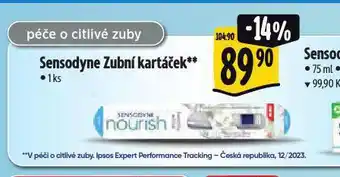 Albert Sensodyne zubní kartáček nabídka