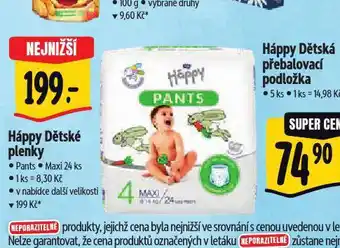 Albert Háppy dětské plenky nabídka