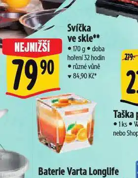 Albert Svíčka ve skle nabídka
