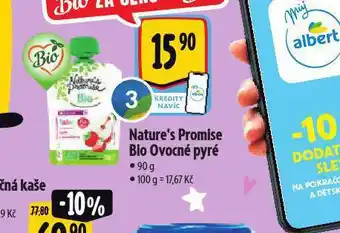 Albert Bio ovocné pyré nabídka