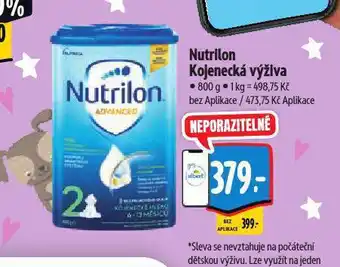 Albert Nutrilon kojenecká výživa nabídka