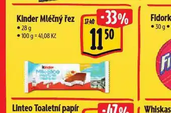 Albert Kinder mléčný řez nabídka