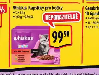 Albert Whiskas kapsičky pro kočky nabídka