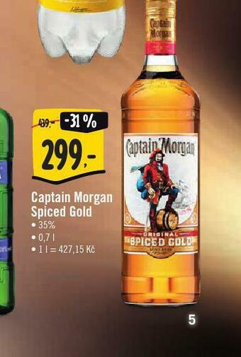 Jip Captain morgan spiced gold nabídka