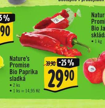 Bio paprika sladká