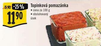 Jip Topinková pomazánka nabídka