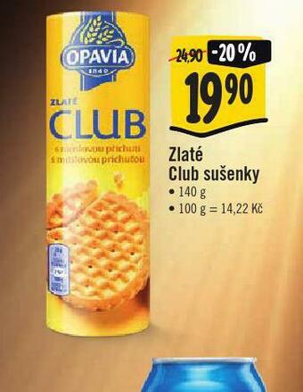 Jip Zlaté club sušenky nabídka