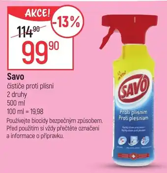 Savo čističe proti plísni