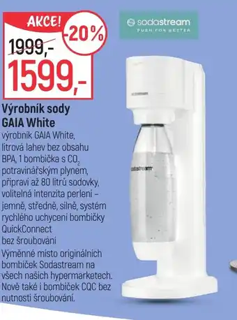 Globus Výrobník sody GAIA White nabídka