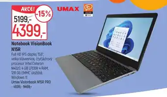Notebook VisionBook N15R