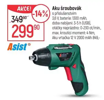 Globus Aku šroubovák nabídka