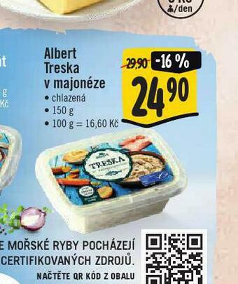 Jip Albert treska v majonéze nabídka