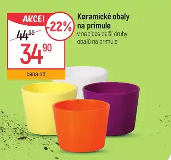 Keramické obaly na primule