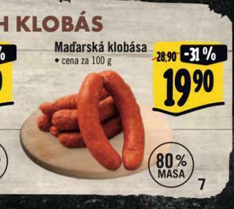 Albert Maďarská klobása nabídka