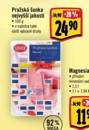 Albert Pražská šunka nabídka