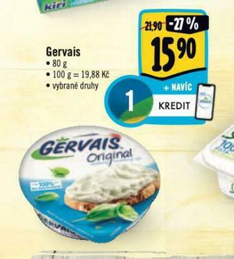 Albert Gervais sýr nabídka