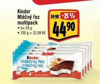 Albert Kinder mléčný řez nabídka