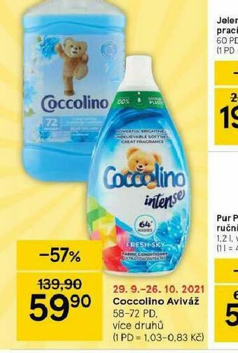 Tesco Coccolino aviváž nabídka