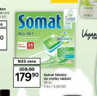 Tesco Somat tablety do myčky nabídka