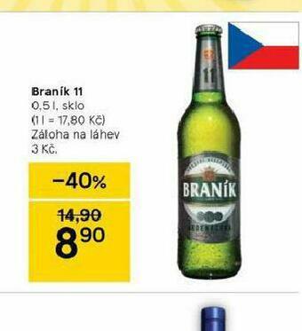 Tesco Pivo braník 11 nabídka