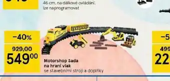 Tesco Motorshop sada na hraní vlak nabídka
